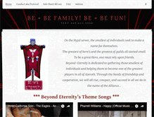Tablet Screenshot of beyond-eternity.com